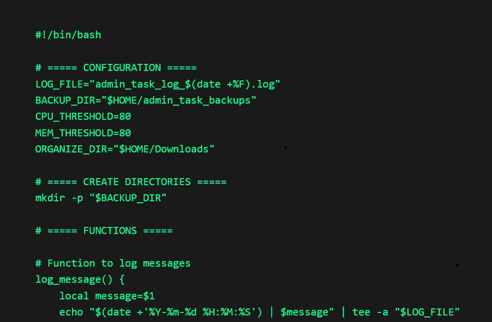 Automating Admin Tasks